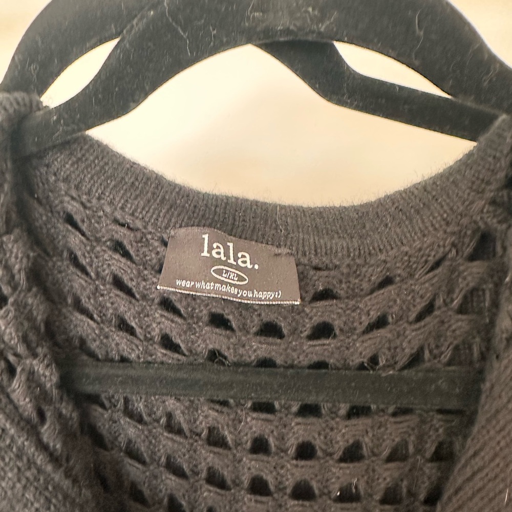 Oversized Large Knit Dressed in Lala Dress - Picture 3 of 3